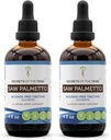 Saw Palmetto 无酒精液体提取器, Saw Palmetto (Serenoa Repens) 干贝里(2x4 FL OZ)