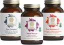 PURE SYNERGY 即时免疫支持包 有机维生素C 补充包 锌 配全食品 快速草药配方 Echinacea 提取包 非GMO和有机成分