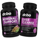 肾上腺支持 Cortisol & Liver Cleanse Detox 补充 - Cortisol 健康肾上腺 Fatigue 补充 - Liver Gallbladder 护理公式 Capsules & Natural Milk Tetle Dandelion 补充