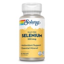 Solaray Yeast Free Selenium 200mcg, Selenium Capsules for Health Throid 函数和免疫支持,高吸收补充,Vegan, 90 services, 90 Veg Caps
