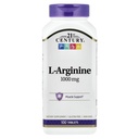 21世纪 L-Arginine 1000 mg, 最大强度 100 ea