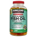 Kirkland 签名 Kirkland 签名 野生阿拉斯加鱼油 1400 mg 饮食补充(Netcount 230 Soft Gels), 230 Count ()