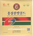 Pocheon 300g 韩国红金星粉金 6 年,无 Additives 100%纯,High Ginsenoside Panax,天然免疫支持