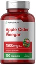 Horbäach Apple Cider Vinegar Capsules | 1800mg | 150 Pills | Non-GMO, Gluten 免费补编