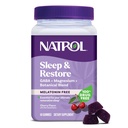 Natrol Sleep & Recoverium Glycnit Blend Gummys, 成人睡眠辅助器具镁, Melatonin- Free, Cherry Flavored, 30天供应