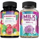 D Mannose 1000 mg 和 Milk Thetle 1000 mg 120 capsules 每只