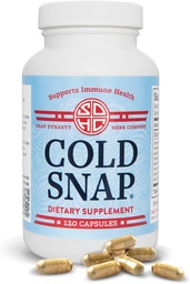 Snap Dynasty Cold Snap - 120cmt Capsules, Pack of 1 - 植物型全面免疫健康支持所有年龄者,快速补充冷和流感支持,无矛盾