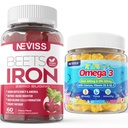 铁胶2包 + 孩子们 Omega3包 胶2包