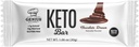 Genius Gourmet Gluten Free Keto 蛋白质酒吧,巧克力 Keto Bars, Premium MCTs, 低卡布, 低糖(Chocolate Dream, 12 Counter (Pack of 1))