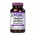 Bluebonnet 营养 L-Arginine 500mg/L-Orinithine 250mg, 支持蛋白质代谢*, 无豆类, 无胶类, 非GMO, Kosher 认证, Vegan, 50 蔬菜卡普尔, 50 服务