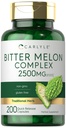 Carlyle Bitter Melon Capsules 2500 mg → 200 Counter → Non-GMO & Gluten Free Excution → 复杂补编