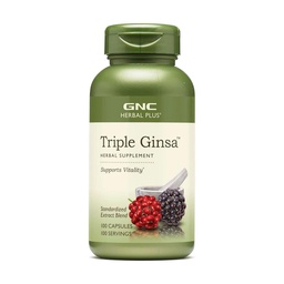 GNC 草药加三重金沙补充剂,支持生命力,100种服务
