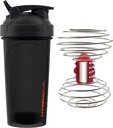 HydraCup Power Shaker w/Wighted Whisk, 28oz - 更快的混合, 需要更少的摇摆, 膝上无蛋白摇摆, 摇摆杯( 聚丙烯, 黑色)