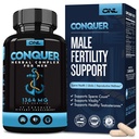 征服男人生育率补充剂 - 男子睾丸酮助推剂 W/ Maca Root, Horny Goat Weed & Tribulus Terrestris - 男子生育率补充剂 - Libido男子助推剂 - 男子增强药剂 - 60Ct