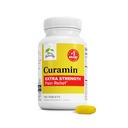 Terry自然Curamin Extra Power - Curcumin & Boswellia 健康循环支持补充 - 支持联合、肌肉健康和内啡碱生产的图尔克补充 - 120片