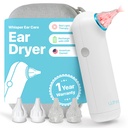 Ear Dryer + Case ^ 美国 ^ 1 年保税 ^1 可回收的Ear水干燥援助 红光疗法 将温暖的空气送入Ear,以对抗作为Ear流体清除器的Anyying游泳者的感染