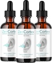LIVORKA ZENCortex Drops, 耳健康液体补充剂, 支持健康听觉 - 3瓶(90天供应) - 3包