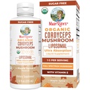 玛丽·鲁斯有机物 Cordyceps 蘑菇补充品 超吸食 Liposomal 完全光谱蘑菇 | 200mg Beta-Glucans Per Service | UDA 有机物 | Vegan | 7.6 oz | 15 service