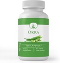 纯原始成份 Okra 提取器( 100 Capsules), 永远纯净, 无添加剂或填充器