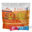 真正的 Ketones MCT & BHB 外源 Ketones 饮用 Mix Packets Elevate Keto 电解片 Powder Packets 无糖 配有 4 主电解片+ 液化 专有 Keto BHB - 30 包橙