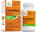 Terry Natural CuraMed 750mg - 脑和心脏健康支持的抗氧化剂补充剂 - 配有高致病性曲霉素复合剂的饮食补充剂 - 肾,肝和免疫健康支持 - 90 Softgels