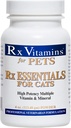 Rx 猫类维生素基本成分 - 维生素和矿物多维素补充剂 - 加湿或干猫食品 - 粉末 4 oz