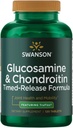 Swanson Timed- Release Glucosamine & Chondroitin 硫酸盐 750/600毫克 120塔布