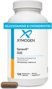 XYMOGEN SynovX DJD - 帮助维持健康关节+ 提供与MSM,绿色-浸泡贻贝,Chondroitin Sulfate,Glucosamine Sulfate,Hyaluronic Acid(120卡普勒斯)联合组织建筑块.