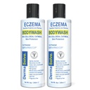 Dermasolve Eczema 救济机构洗涤(2包) * * * 保护、摩擦和修复皮肤 -- -- 儿童、婴儿和成年人 -- -- 无固醇