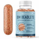 DIM Supplation 200 mg for Hormone balance QQ 延迟释放微贝 QQ 雌雄雌激素平衡 激素Acne补充剂 更年期和抗氧化剂支持 QQ Vegan, Soy Free QQ 60 Ct.