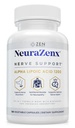 Zen Nutrients NeuraZenX Nerve 支持和周边神经病支持补充 1200 mg Alpha Lipoic Acid(ALA), Benfotiamine, L-Carnitine, 和 Turmeric
