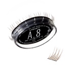 Lashify 放大 8mm Gossamer 眼线扩展重填, 灰色, DIY False Lashes 用于自然外观