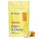 NeuroGum Calm & Clarity Mints(蜜柠檬,90片) + GABA + L-Theanine + Vitamin D3 → 糖无杂感和压力救济补充品