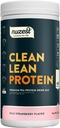 Nuzest - Pea蛋白粉 - Clean Lean protein, Premium Vegan 植物基蛋白粉, 乳品免费, Gluten 免费, GMO 免费,自然甜化,野草莓, 40种服务, 2.2磅
