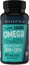 海洋拯救Omega,藻类Omega 3,DHA补编,2-月供应,可持续来源,每卡普尔最高DHA水平(440毫克),w/DPA