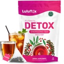 LULUTOX 解毒茶 -- -- 与Dandelion和Ginseng一起饮茶,以支持实现解毒清洁、平底带、布局、健康体重和消化健康的目标 -- -- 妇女和男子 -- -- 桃花瓶(28次服务)