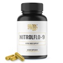 50 NitrolFlo-9 - 自然力量的氮氧化物补充物,配有石榴提取物,葡萄种子和S7® - 支持营养循环和优化能源 - 60个卡普尔