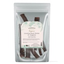 西星植物学 有机干液根茎 6"——草本植物为 Loose Leaf Tea blends, Candy, & Baked Goods, Cut & Sifted, 认证科舍, Non-GMO - 4 oz 邮袋