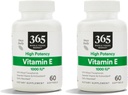 365 由全食品市场,维生素E 高潜力1000 Iu,60 Softgels (Pack of 2)制作.