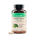 NatureWise 5-HTP 200mg 来自Griffonia种子的配体维生素B6 - 成人的木质支持和自然睡眠援助 - 延迟释放,Vegan - 60 Counter [2-Month Supplement]