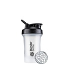 BlenderBottle Classic V2 摇摆瓶完美地用于蛋白质摇摆和前置工作,20-Ounce, Clear/Black