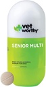 Vet Worthy 高级多维他命 狗肉 - 抗氧化剂和营养支持 - 日常支持 - 维生素,矿物,和酶 - 肝脏 狗肉 - 60块