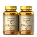 清教徒的荣耀维生素E-450mg(10 000IU),免疫系统功能和抗氧化剂健康支持维生素补充,100 快速释放软胶,2 Pack