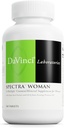 DaVinci Labs Spectra Woman - 支持骨骼健康和妇女需要的饮食补充 - 配有维生素,矿物,钙,Beta Carotene,L-Cysteine,Grape种子提取物和更多 - 240片