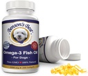Benson's Best Omega 3 Fish Oil for Dogs - 提供43%以上的Omega 3 Fatty Acids than Salmon Oil - 200 Softgel 1000 mg - 100%纯度,非GMO,天然宠物食品狗 Fish Oil 补充品