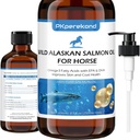 野生阿拉斯加沙门油换马,伊奇救济,鱼油Omega 3 EPA+DHA 脂肪酸,皮和煤补马,支持联合功能,Immune和心脏健康