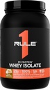 规则1 R1蛋白质 Whey Isolate - 使用25g蛋白 & 6g BCAA 单自孤立和水解源进行工作回收(2英镑*,香草奶油蛋糕)