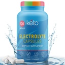 Keto Virtures Electrolyte Capsules | 原始的 Keto Electrolyte Pills 补充 | 盐电解板 | Calorie-Free | Cab-Free KetoVitals Electrolyte Capsules