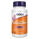 Now Foods Supplies, Astaxanthin 10mg, 额外力量,来自非GMO 海马托科克斯 Pluvialis Microalgae, 自然出现Lutein, Canthaxanthin和Beta-Carotene, 60 软胶