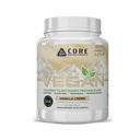 核心营养素 Vegan Gourmet Planet 蛋白质混合剂 | Vegan BCAAs | Lactose, Soy, Sugar, & Gluten Free | 21g Pea蛋白 | 2 磅 (Vanilla Cream)